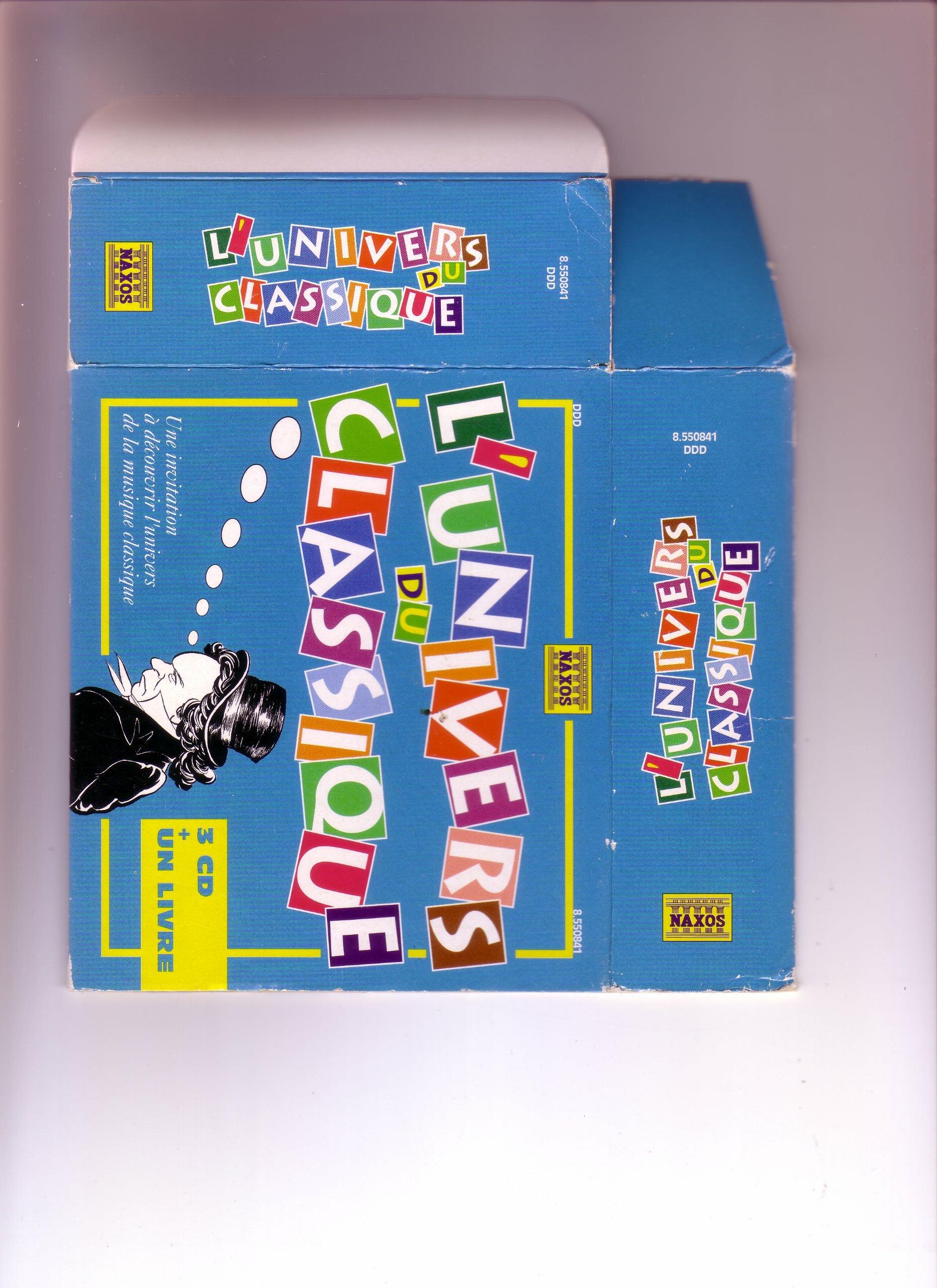 Acheter L'univers du classique (3 CD) État correct - 12,45 € L'univers du classique (3 CD) État correct - reconditionné disponible sur Label Emmaüs